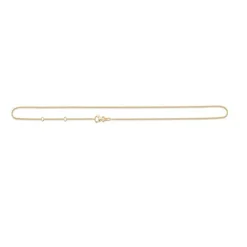 Anker Facet Forgyldt Halskæde 55 cm - 9220111