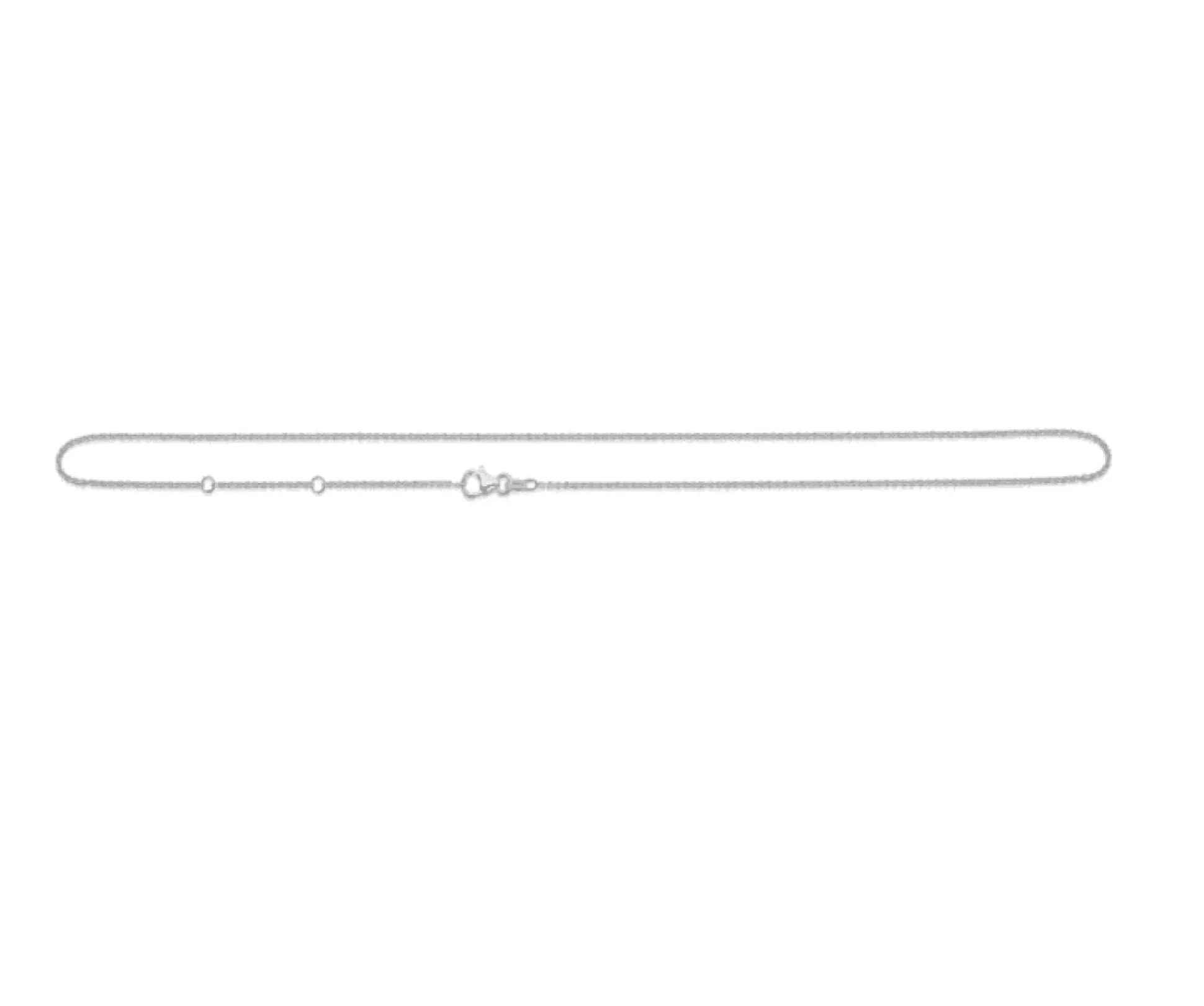 Anker Facet Sølv Halskæde 45 cm - 9120110