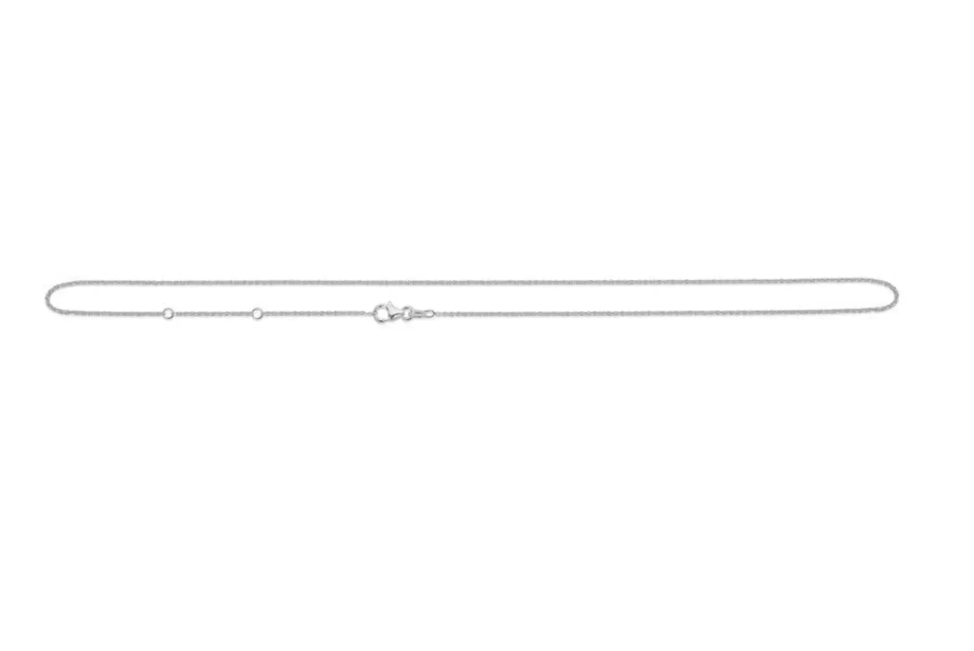 Anker Facet Sølv Halskæde 80 cm - 9120112