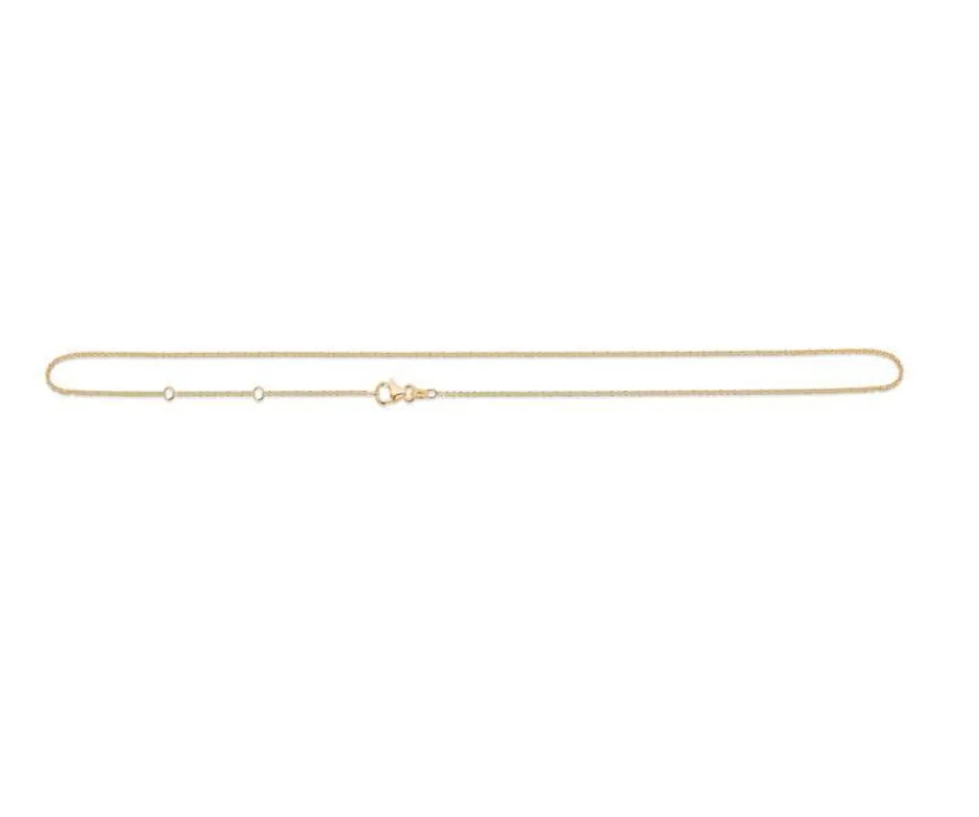 Ankerfacet 14 kt Halskæde 50 - 55cm - 9520111