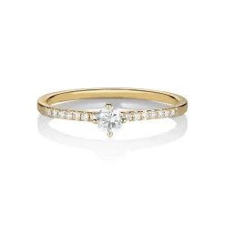 Anpé Atelier Taruva 18kt Guld Ring m. brillanter