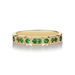 Anpé Atelier Trine Ji Green Ring 14kt Guld