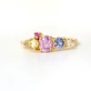 Anpé Atelier Varnaya 18kt Guld Ring m. Safirer