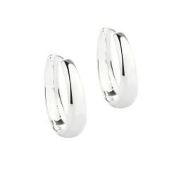 Aqua Dulce Big Emma Hoop Sølv - 5534