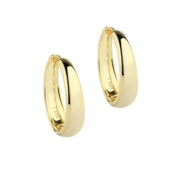 Aqua Dulce Big Emma Hoop sølvforgyldt - 5535