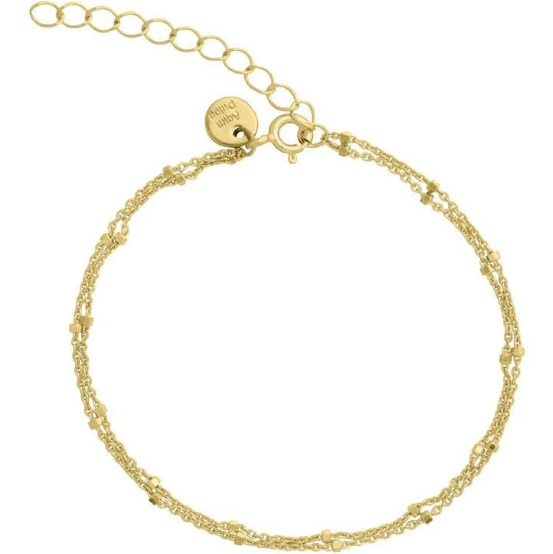 Aqua Dulce Dee Dee Dot Armbånd sølvforgyldt - 2253