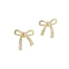 Aqua Dulce Elegant Bow Ørestikker Forgyldt