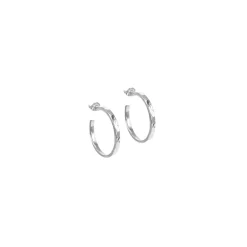 Aqua Dulce Elena Hoops I Sølv - 5723