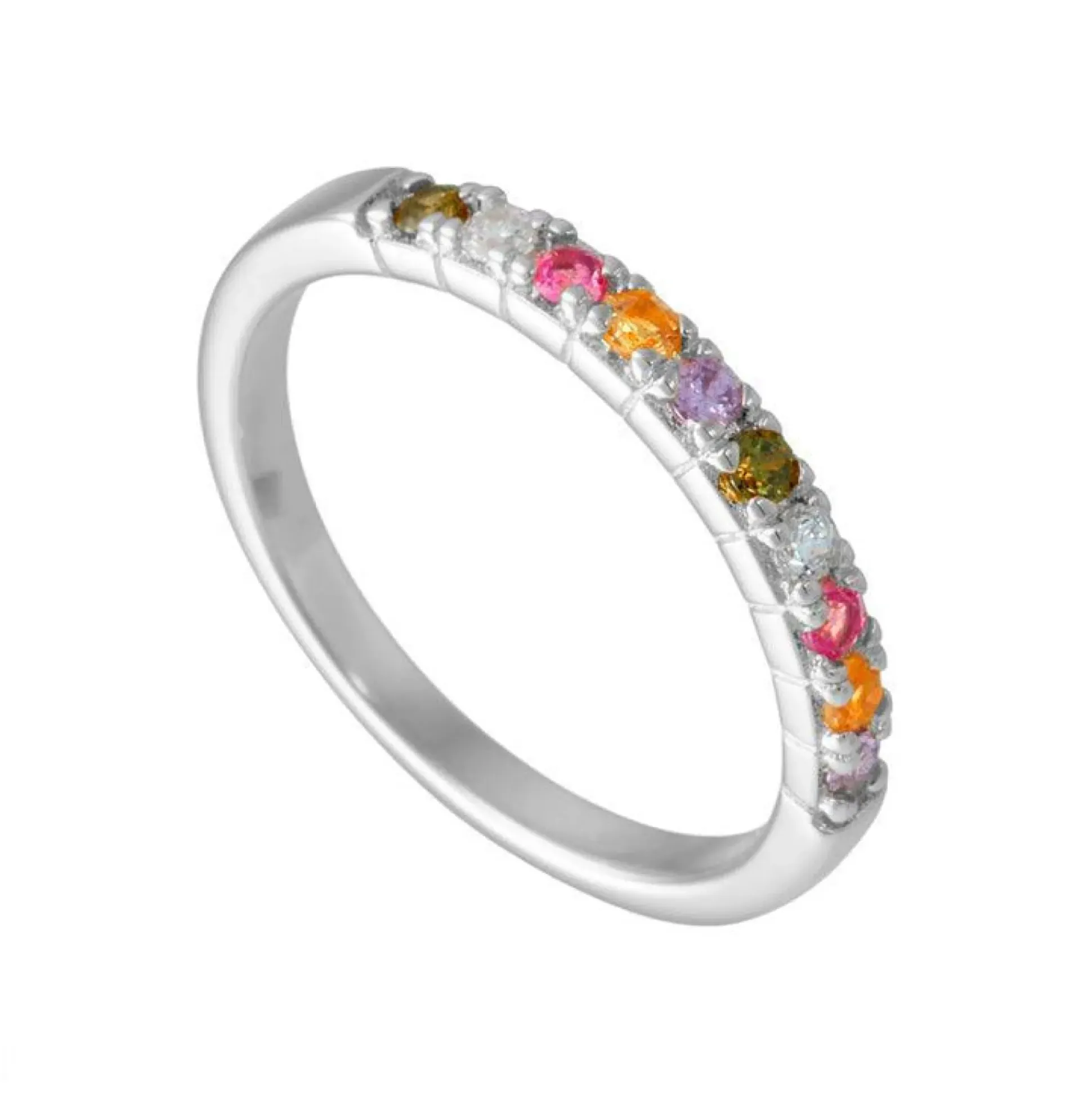 Aqua Dulce Ella Ring I Sølv - 3856