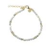 Aqua Dulce Fresa Perle Armbånd i Forgyldt Sølv