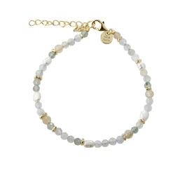 Aqua Dulce Fresa Perle Armbånd i Forgyldt Sølv