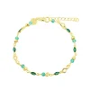 Aqua Dulce Green Garden Armbånd Forgyldt