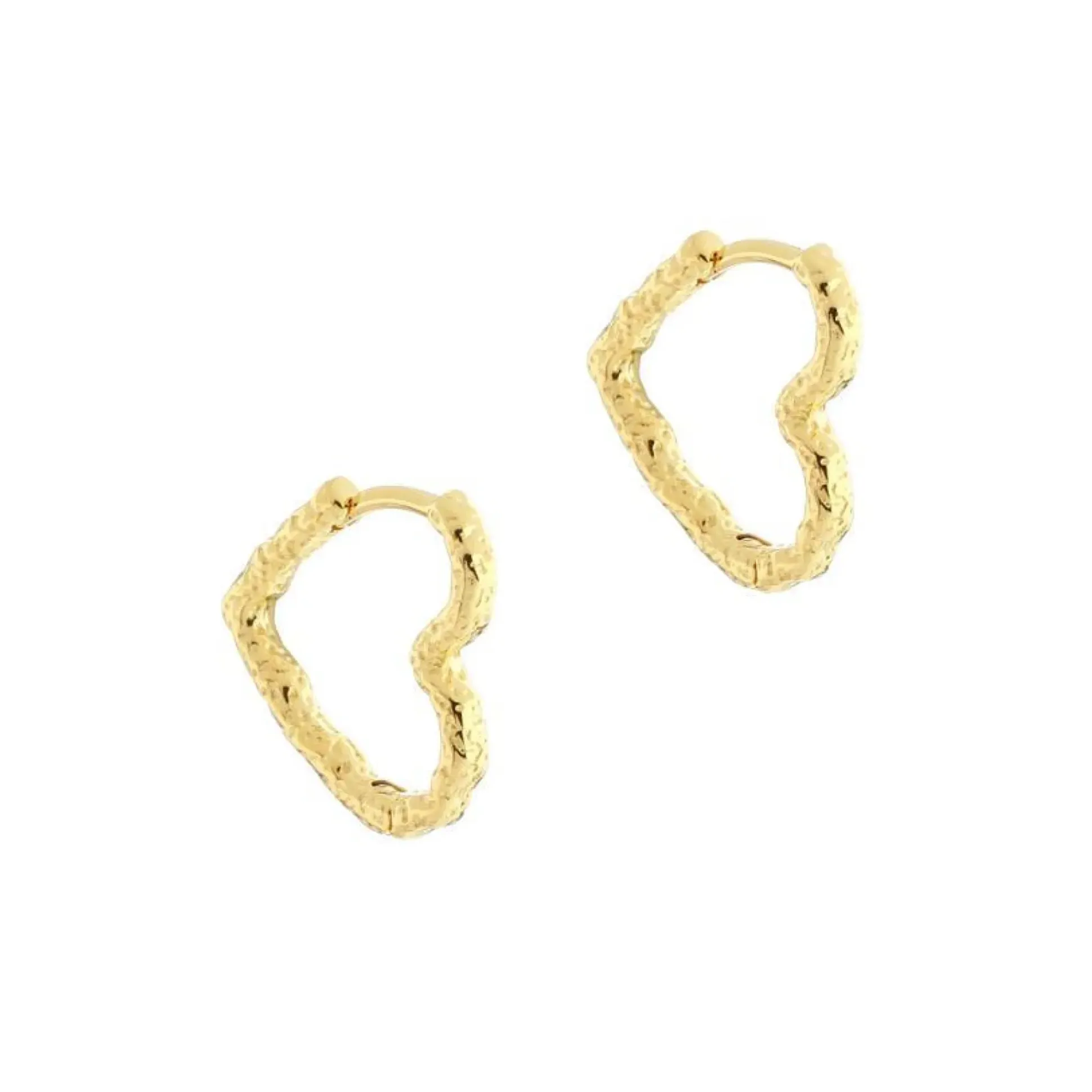 Aqua Dulce Love Me Heart Hoop Forgyldt - 5934