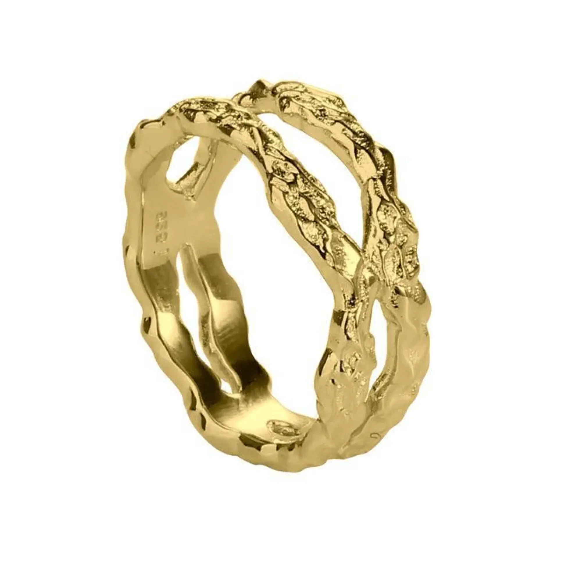 Aqua Dulce Mila Ring sølvforgyldt - 4675