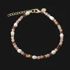 Aqua Dulce Peachy Armbånd i Forgyldt Sølv