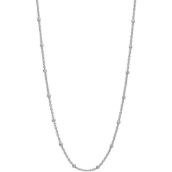 Aqua Dulce Sølv Dot Halskæde 60 cm - 1482