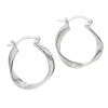 Aqua Dulce Small Twisted Hoop - 5309