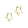 Aqua Dulce Stelle Hoops i Forgyldt Sølv 窶Øreringe