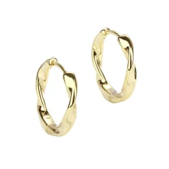 Aqua Dulce Twirl Hoop Forgyldt 20mm