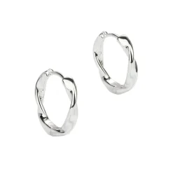 Aqua Dulce Twirl Hoop Sølv 13mm