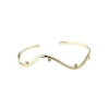 Aqua Dulce Wavy Armring i Forgyldt Sølv