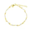 Aqua Dulce White Garden Armbånd Forgyldt