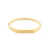 Calvin Klein Faceted Bar Bangle Stål/Gold - 35000046