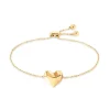 Calvin Klein Faceted Heart Bracelet Stål - Gold - 35000039