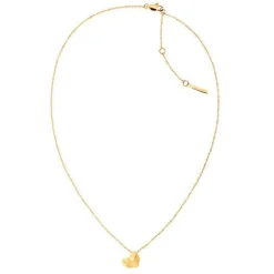 Calvin Klein Faceted Heart Necklace stål/gold - 35000036