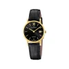 Candino Dameur Guld Double Sort Læder - C4727/3