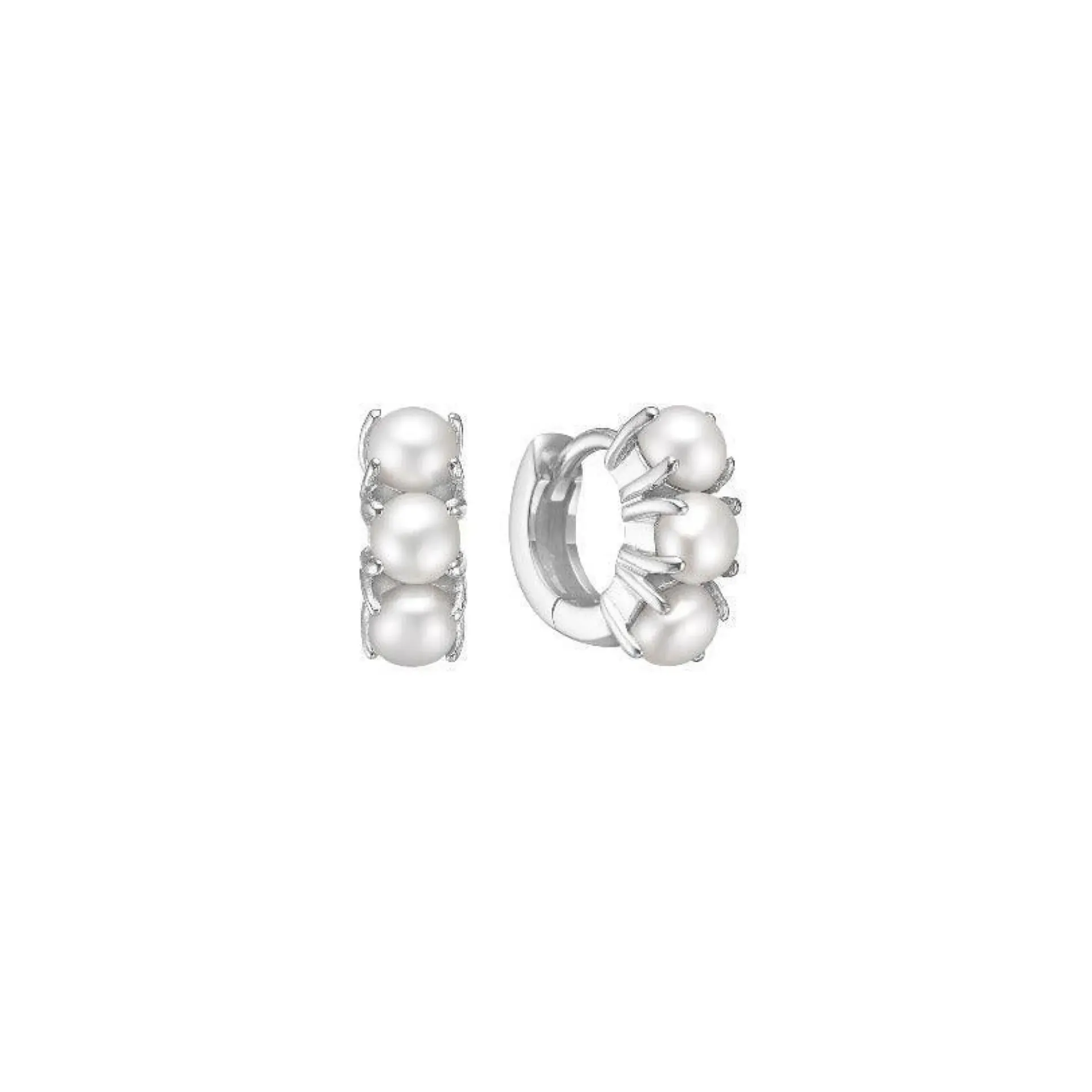 Carré Hoops Med Perler - SH4373BI
