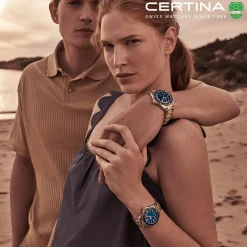 Certina DS Action Blå Urskive PVD 40mm - Quartz