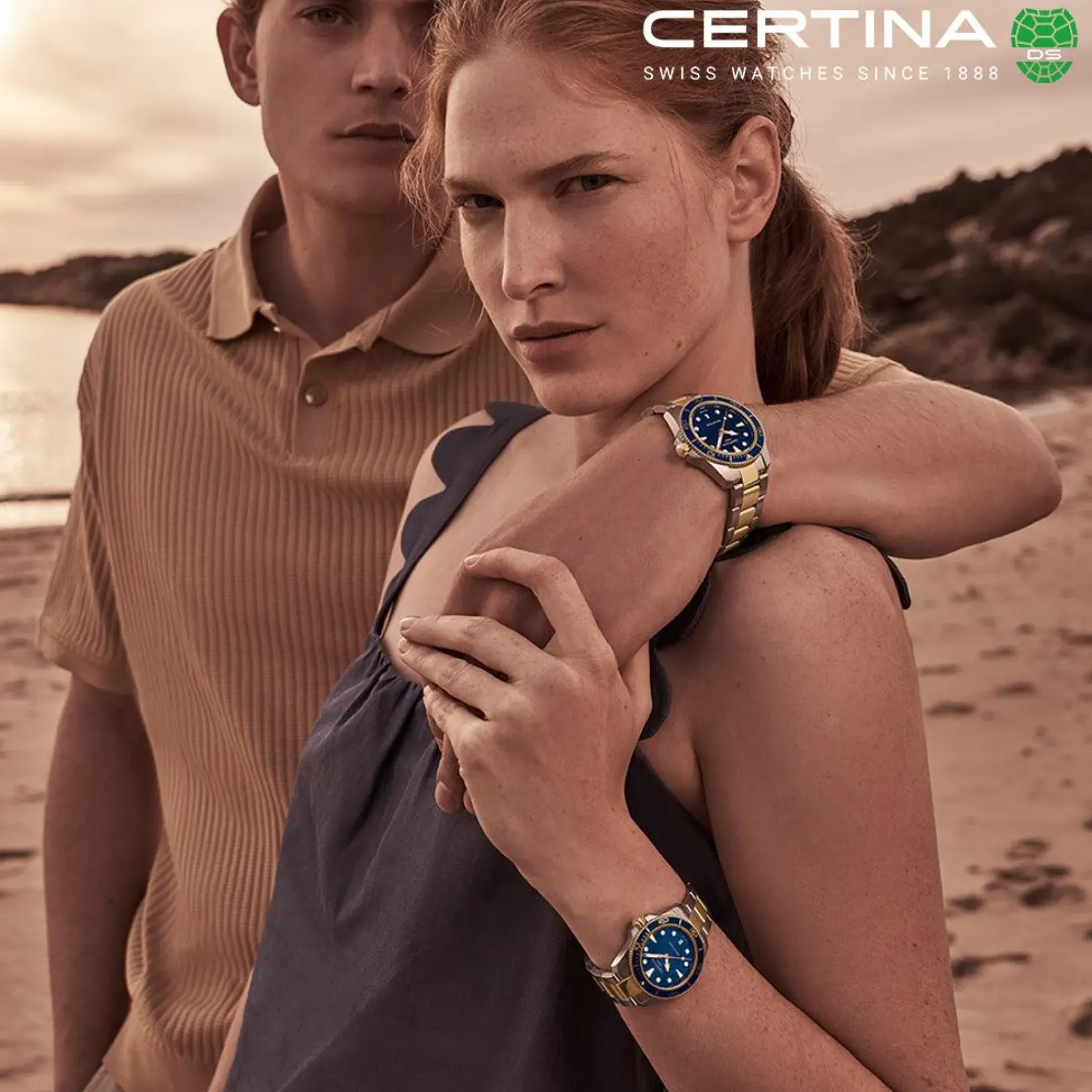 Certina DS Action Blå Urskive PVD 40mm - Quartz
