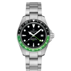Certina DS Action GMT Powermatic 80 - Sort Urskive
