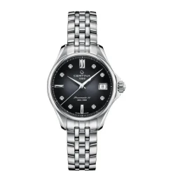 Certina DS Action Powermatic 80 Dameur - Sort Urskive