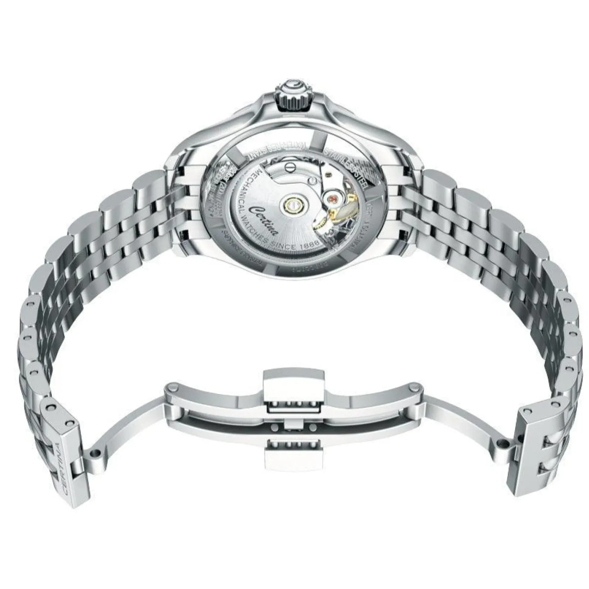 Certina DS Action Powermatic 80 Dameur - Sort Urskive