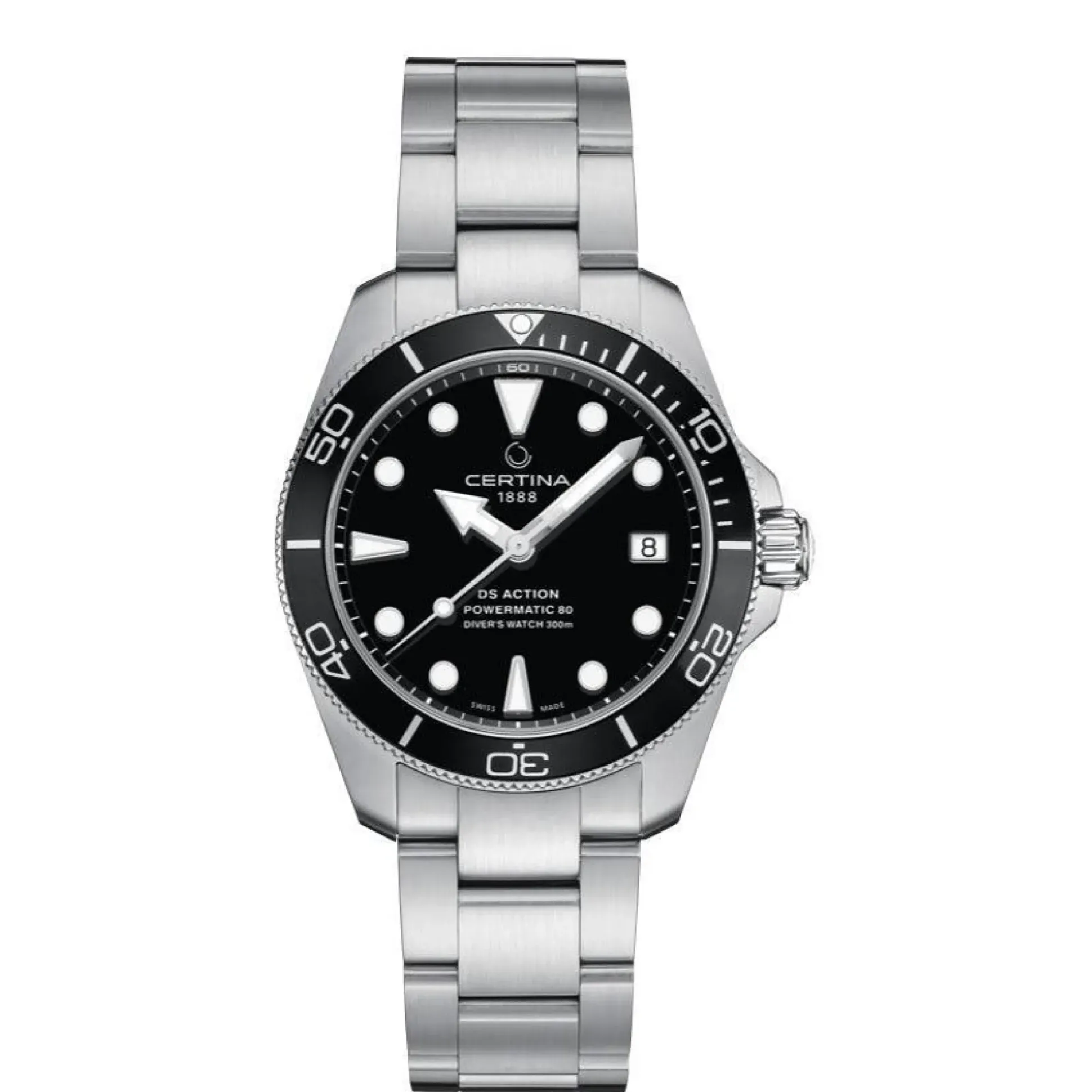 Certina DS Action Powermatic 80 - Sort Urskive