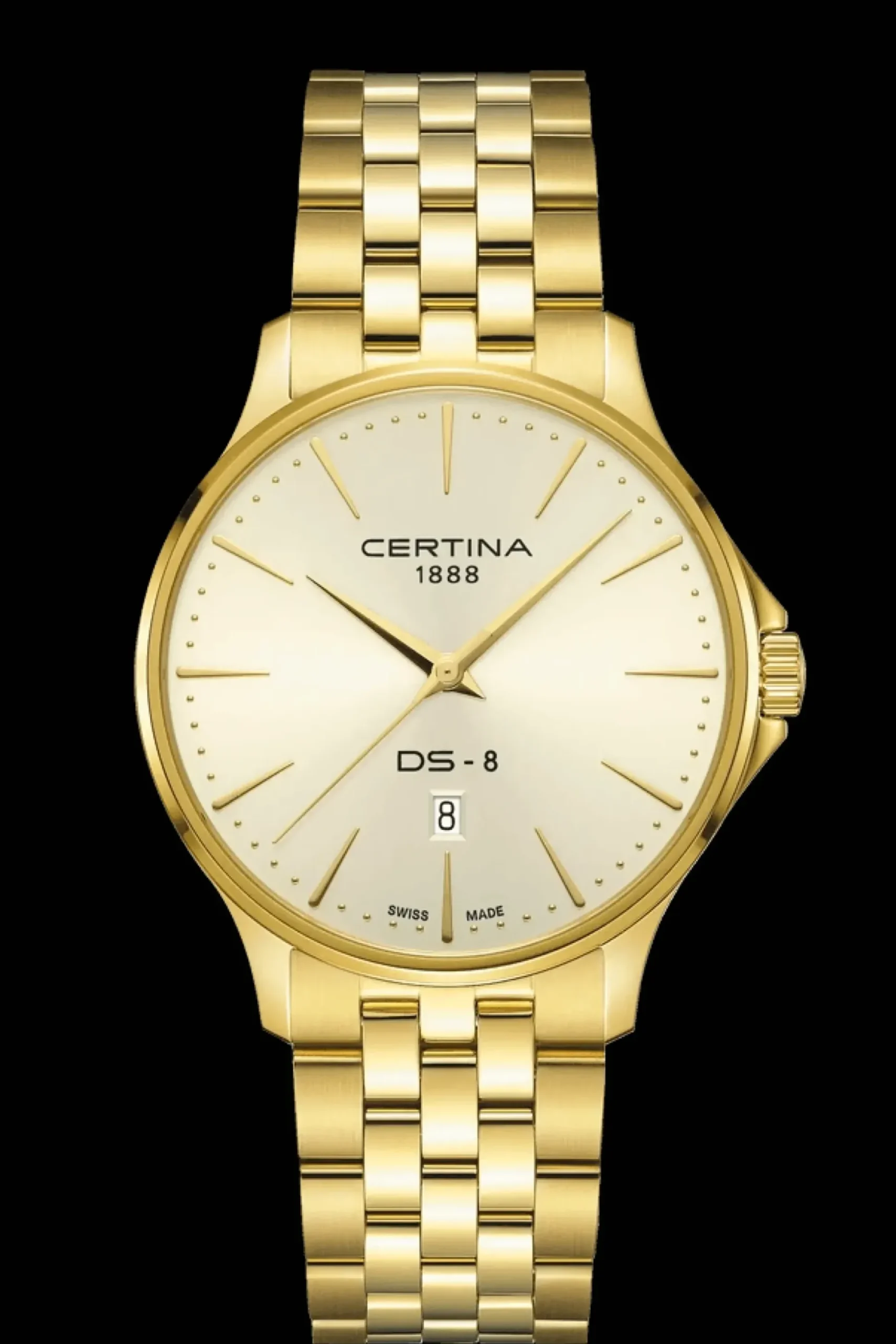 Certina DS-8 Gent Guld PVD 40mm