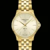 Certina DS-8 Lady 31mm m. Guld PVD