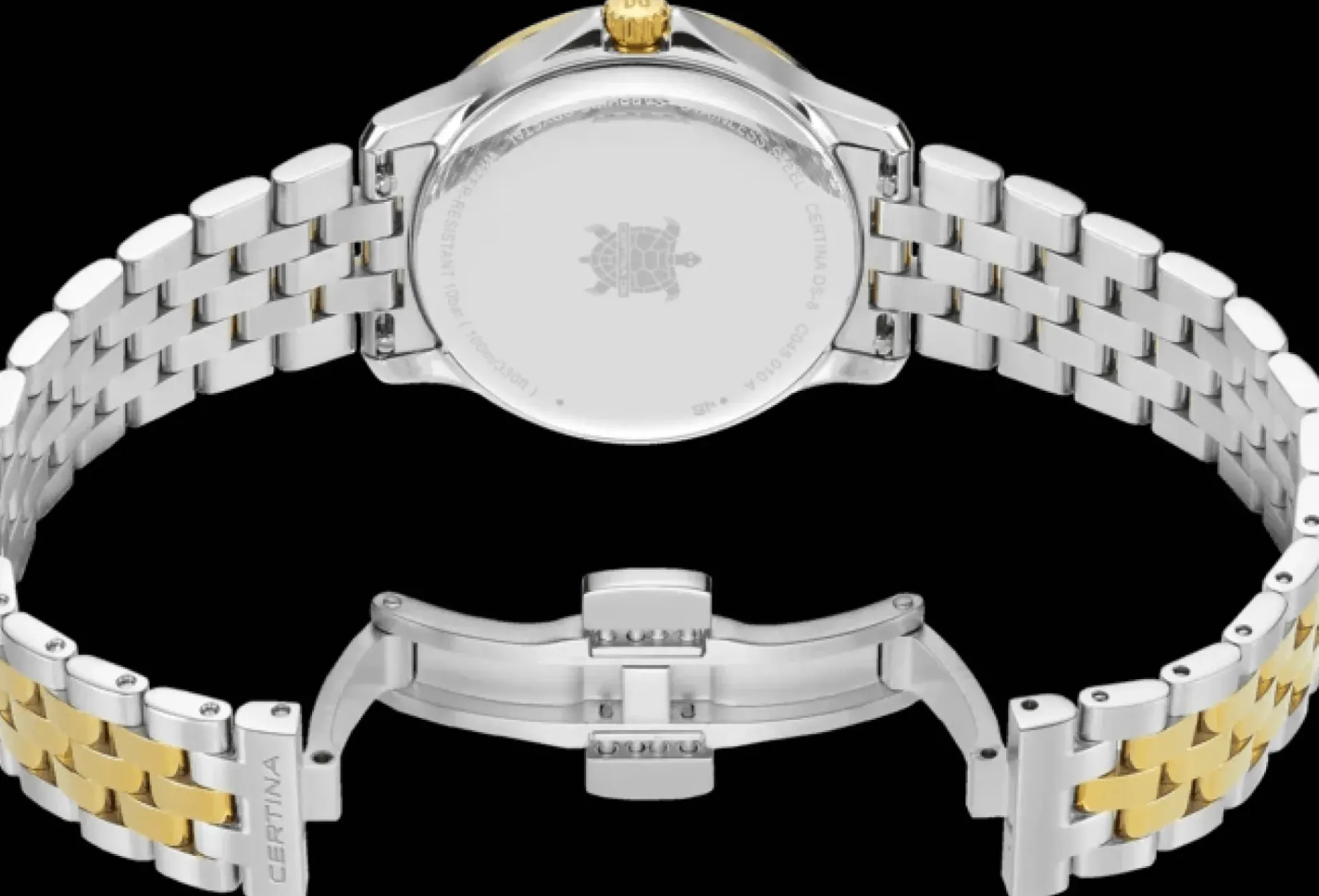 Certina DS-8 Lady Stål m. Guld PVD