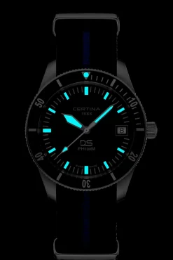 Certina DS PH100M Gent Blå Urskive
