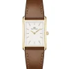 Daniel Wellington Bound Durham Firkantet Dameur m. Læderrem