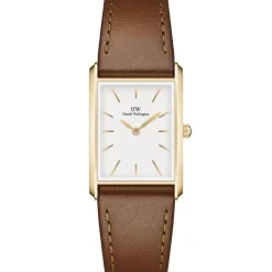Daniel Wellington Bound Durham Firkantet Dameur m. Læderrem