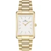 Daniel Wellington Bound Link Gold White Firkantet Dameur
