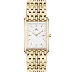 Daniel Wellington Bound 9-Link Gold White Firkantet Dameur