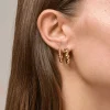 Enamel Ball Chunky Forgyldte Hoops 23mm