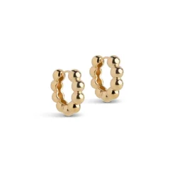 Enamel Ball Chunky Forgyldte Hoops 23mm