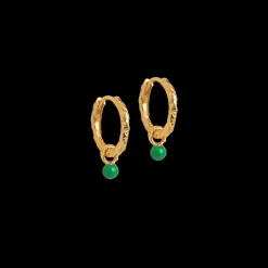 Enamel Belle Hoops Grass Green - E245GM-GrassGreen