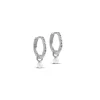 Enamel Belle Hoops Pearl - E271SM-Pearl