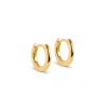 Enamel Chunky Forgyldt Hoops 8mm - E248G